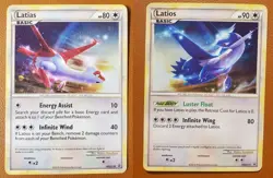 Latios Swirl + Latias - HGSS10 + HGSS11- Pokemon Promos Holo Rare TCG Black Star - Image 1