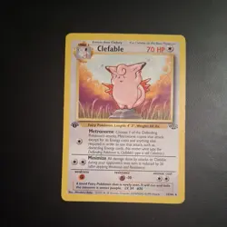 Clefable - 1st Edition - 17/64 Jungle - Pokemon TCG - 1999 - Image 1