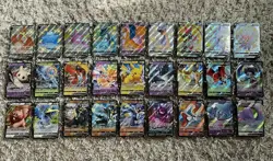 Lot Of 25 Pokemon TCG EX, GX, V, VMAX, etc. - Image 1