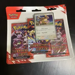 Pokemon Destined Rivals SV10 3-Pack Blister Set of 2 Brand New 6 packs total - Image 2