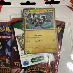 Pokemon Destined Rivals SV10 3-Pack Blister Set of 2 Brand New 6 packs total - Image 3