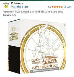 Pokemon TCG Sword & Shield Brilliant Stars- Elite Trainer Box-NEW-SEALED - Image 1