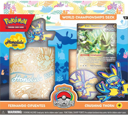 🌟Pokemon TCG Ionos Bellibolt ex Premium Collection Box + World Champion's Deck - Image 2