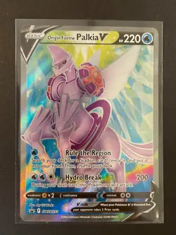 Pokemon Origin Forme Palkia V SWSH253 Full Art Promo NM - Image 1