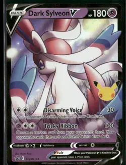 SWSH: Sword & Shield Promo Cards #SWSH134 Dark Sylveon V - Image 1