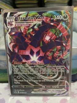 Pokemon Card - Eternatus VMAX SWSH045 Sword & Shield Black Star Promo - Image 1