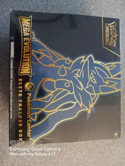 Pokeman Center Mega Evolution Elite Trainer Boxes Trading Card Games - Image 1