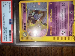 Hypno H12/H32 Aquapolis E-Series Holo Rare Vintage Pokemon Card 2003 PSA 5 - Image 5