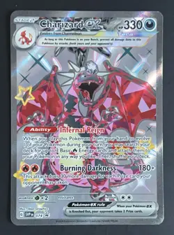Pokemon TCG Charizard EX SVP Black Star Promo Holo Card SVP074 - Image 1