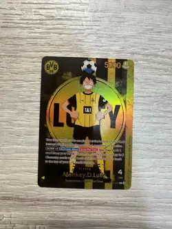One Piece x BVB Borussia Dortmund Promo Card Monkey D. Luffy St13-003 - Sealed - Image 1
