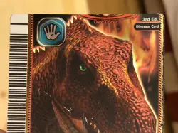 Dinosaur King Gold Tyrannosaurus 3rd Edition Card - Image 3