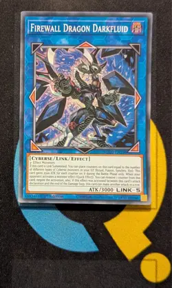 MP20-EN168 Firewall Dragon Darkfluid Super Rare 1st Edition YuGiOh Card - Image 1