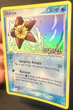 Staryu 85/113 2005 EX Delta Species Pokemon Card TCG Reverse Holo Common - Nm - Image 3
