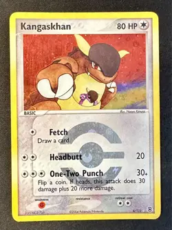 Kangaskhan 6/112 2004 EX FireRed & LeafGreen Pokemon Card Reverse Holo Rare - Mp - Image 1
