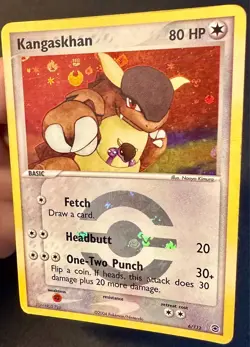 Kangaskhan 6/112 2004 EX FireRed & LeafGreen Pokemon Card Reverse Holo Rare - Mp - Image 3