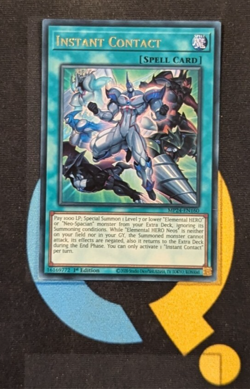 MP24-EN160 Instant Contact Ultra Rare 1st Edition YuGiOh Card - Image 1
