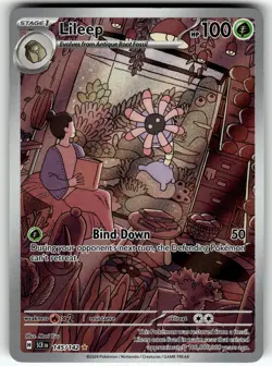 Lileep 145/142 SV07: Stellar Crown NM Pokemon Card TCG - Image 1