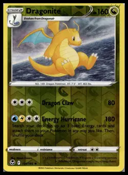 Dragonite 131/195 Silver Tempest Reverse Holo Pokemon Card | NM - Image 1