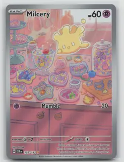 Pokemon Card Milcery Illustration Rare SV07: Stellar Crown 152/142 NM - Image 1