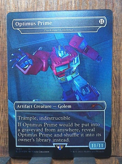 MTG🎇 Optimus Prime - Darksteel Colossus - FOIL - Secret Lair Drop Series NM😍 - Image 1