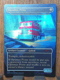 MTG🎇 Optimus Prime - Darksteel Colossus - FOIL - Secret Lair Drop Series NM😍 - Image 4