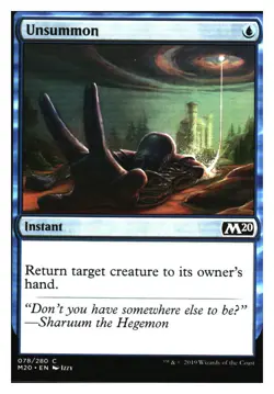 Unsummon Core Set 2020 MTG - NM+ - Image 1
