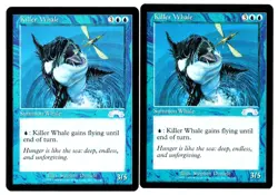 Killer Whale - Exodus 1998 MTG Blue Uncommon Creature NP X 2 - Image 1