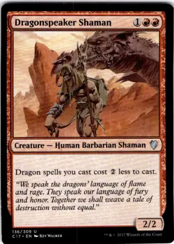 MTG Dragonspeaker Shaman Commander 2017 Uncommon #136 - Image 1