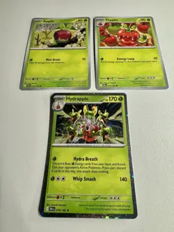 Phantasmal Flames Blister Promos Pokemon TCG Applin, Dipplin, and Hydrapple - Image 2