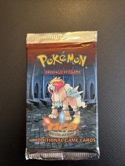 Pokemon Neo Revelation Brand New Sealed Pack 11 Cards - Image 1