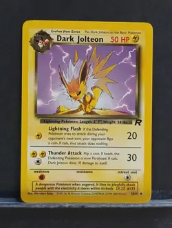 Dark Jolteon 38/82; 2000 Team Rocket; Pokemon - Image 1
