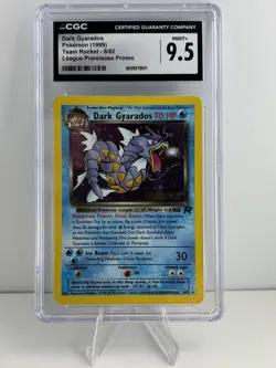 Dark Gyarados Team Rocket Holo 8/82 Prerelease Promo Pokemon CGC Grade 9.5 MINT+ - Image 1