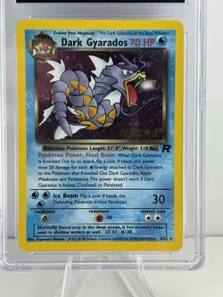 Dark Gyarados Team Rocket Holo 8/82 Prerelease Promo Pokemon CGC Grade 9.5 MINT+ - Image 2