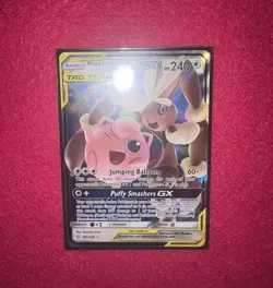 Pokemon TCG Mega Lopunny & Jigglypuff GX 165/236 Tag Team Cosmic Eclipse - Image 4