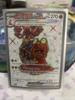 Magcargo ex 191/167 Twilight Masquerade Ultra Rare Full Art Pokemon - Image 1