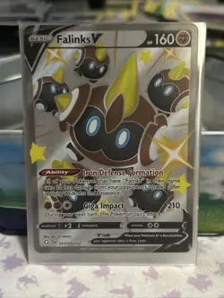 Falinks V - SV115/SV122 Shiny Rare Shining Fates Shiny Vault Pokemon TCG NM P-2 - Image 1