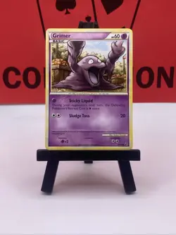 Grimer 50/90 Undaunted Pokemon TCG Regular Common 2010 VLP - Image 2