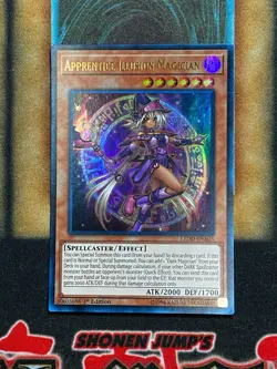 Yugioh Apprentice Illusion Magician LEDD-ENA03 Ultra Rare 1st Ed LP - Image 1