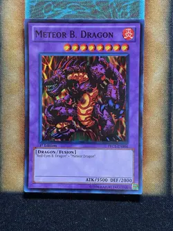 Yugioh Meteor B. Dragon PRC1-EN004 Super Rare 1st Ed MP - Image 1