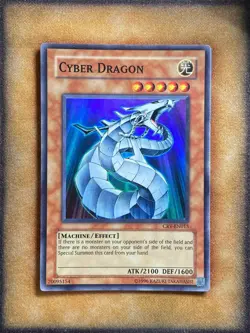 Yugioh Cyber Dragon CRV-EN015 Super Rare LP - Image 1