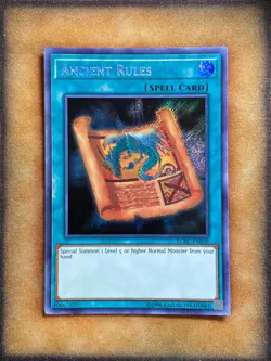 Yugioh Ancient Rules LCKC-EN039 Secret Rare NM - Image 1