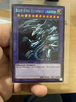 Blue-Eyes Ultimate Dragon LCKC-EN057 Unlimited Secret Rare NM! +Bonus FREESHIP! - Image 1