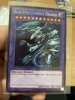 Blue-Eyes Ultimate Dragon LCKC-EN057 Unlimited Secret Rare NM! +Bonus FREESHIP! - Image 4
