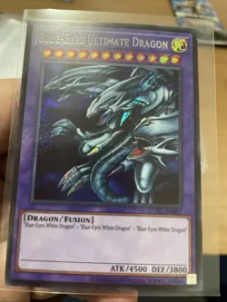 Blue-Eyes Ultimate Dragon LCKC-EN057 Unlimited Secret Rare NM! +Bonus FREESHIP! - Image 5