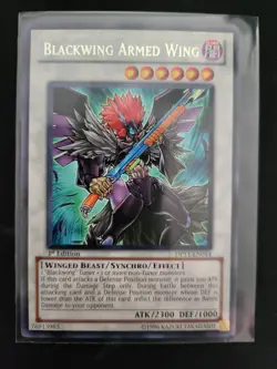 Yu-Gi-Oh! DP11-EN014 Blackwing Armed Wing (1st Edition) Rare - Image 1