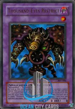 Yugioh Thousand-Eyes Restrict PSV-084 Ultra Rare MP/LP - Image 3