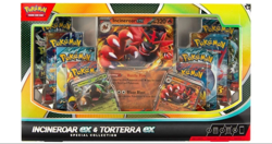 Pokemon Trading Card Game Incineroar ex and Torterra ex Special Collection Box - Image 1