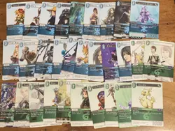 Final Fantasy TCG Opus II (2) Bundle. 148 Cards, Non Foil, No Duplicates. - Image 3