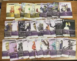 Final Fantasy TCG Opus II (2) Bundle. 148 Cards, Non Foil, No Duplicates. - Image 5