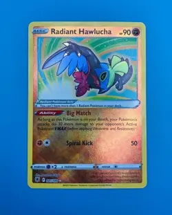 Pokemon TCG Card Radiant Hawlucha 081/189 Astral Radiance Near Mint - Image 1